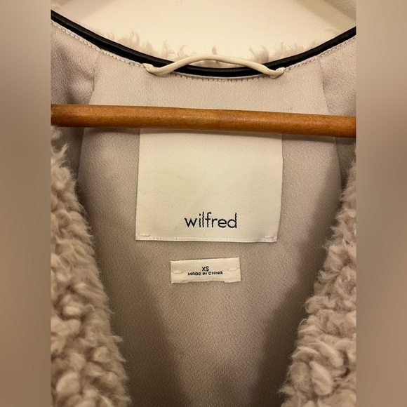 Aritzia Wilfred Faux Shearling Sherpa Vest - Picture 4 of 5